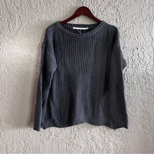 Merritt Charles Gray Crew Neck Sweater